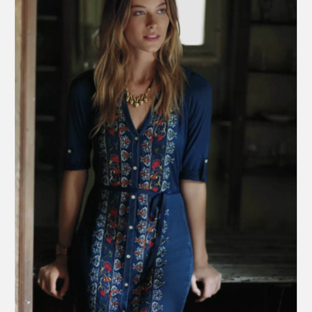 Elegant Navy Blue Dress by Tiny